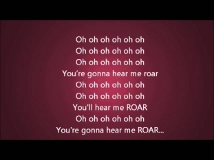 Katy Perry Roar Clear Lyrics Video