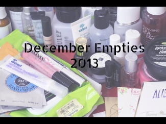 Empties: December 2013 | The Makeup Architect