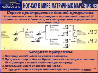 Проект Линия Успеха - краткая презентация