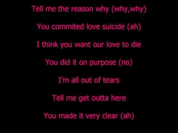 Tinie Tempah  ft. Ester Dean - Love Suicide Lyrics