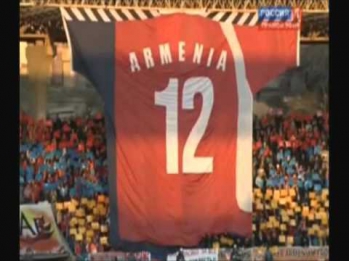 Гимн Армении перед матчем со сборной России. armenian anthem