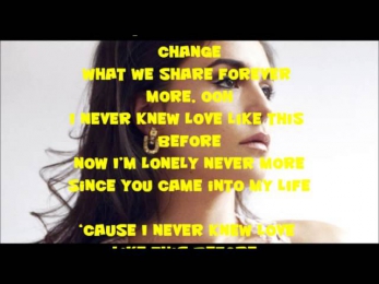 Jessie Ware - Never Knew Love Like This Before ( Lyrics Video )