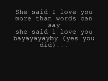 Plan B - She Said Lyrics