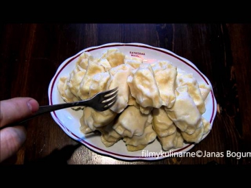 Przepis pierogi  ruskie Wrocław Rynek Ratusz rest.Ratuszowa filmy kulinarne przepisy na obiad