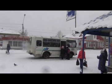 Лесосибирск 14 11 2013 Остановка Кирова