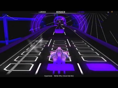 Audiosurf run: Supermode - Tell Me Why (Vocal Club Mix)