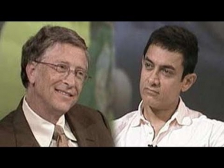 India Questions Bill Gates and Aamir Khan