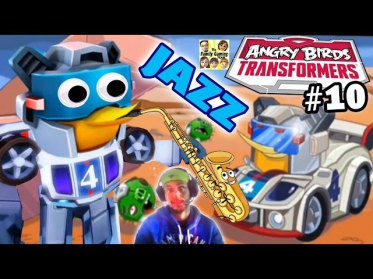 JAZZ Pops Pigs! NEW Angry Birds Transformers Update! (SAVING BUBBLES) Part 10