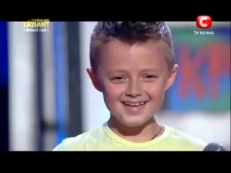 Мальчик взорвал зал на шоу талантов в Украине