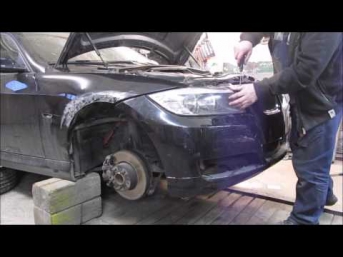 BMW, body front repair. Ремонт переда.