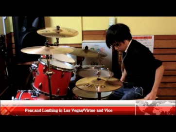 [中学生ドラマー] Virtue and Vice/Fear, and Loathing in Las Vegas 叩いてみた　drum cover