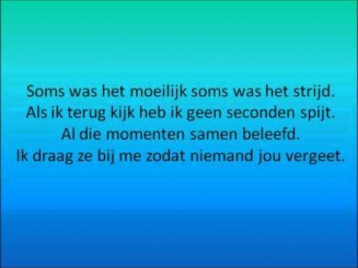 Kim-Lian - Dit pakt niemand ons meer af [Lyrics]