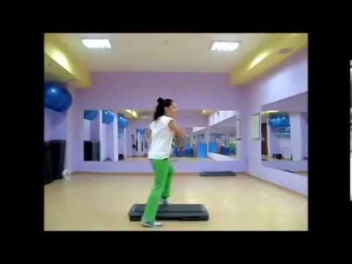 step aerobics 9 степ аэробика раскладка (связка с разучиванием)