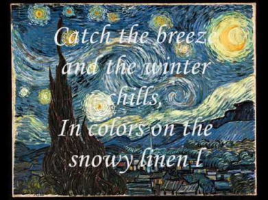 Don McLean - Vincent ( Starry, Starry Night) With Lyrics