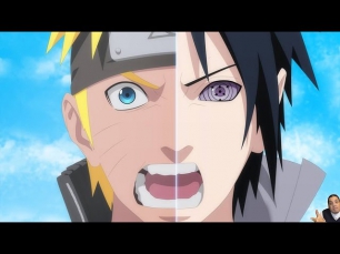 Naruto 696 Manga Chapter ナルト Review -- Naruto Vs Sasuke Final Fight = Kyuubi Vs Susanoo