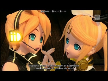 [Full フル風 Rin Len] Magnet マグネット - Kagamine Rin Len DIVA 鏡音リン レン DIVA English lyrics romaji subtitles