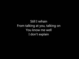 Sam Smith- I've Told You Now Lyrics