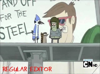 Regular Show the night owl --( edited )--