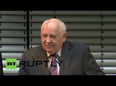 Михаил Горбачев принимает участие в симпозиуме «25 лет после падения Берлинской стены»