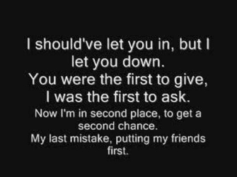 Faber Drive - Second Chance Lyrics