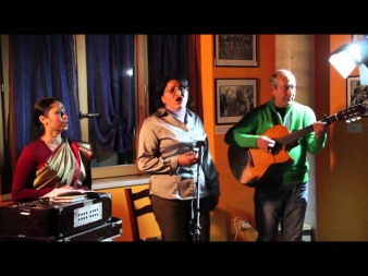 Chapita de Ronda con Sergio e Jeaneth (Ecuador) e Sushmita Sultana (Bangla Desh)